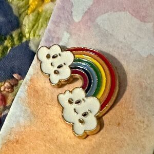 Rainbow Cloud Enamel Pin